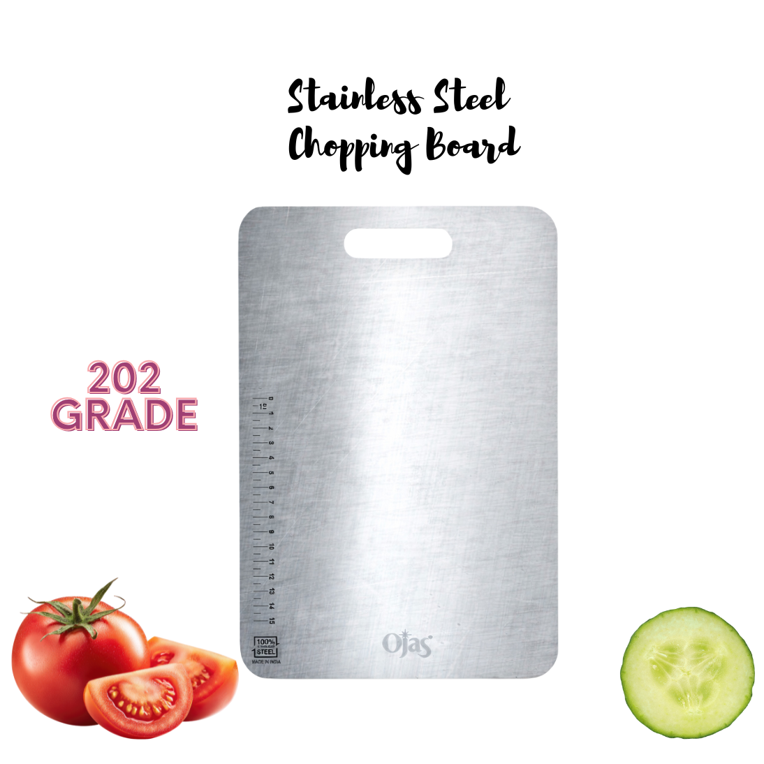 4 PCS Premium Kitchen Combo Set | Chopping Board, Chef Knife, Gas Lighter, Y-Peeler  | Free Shipping Across India