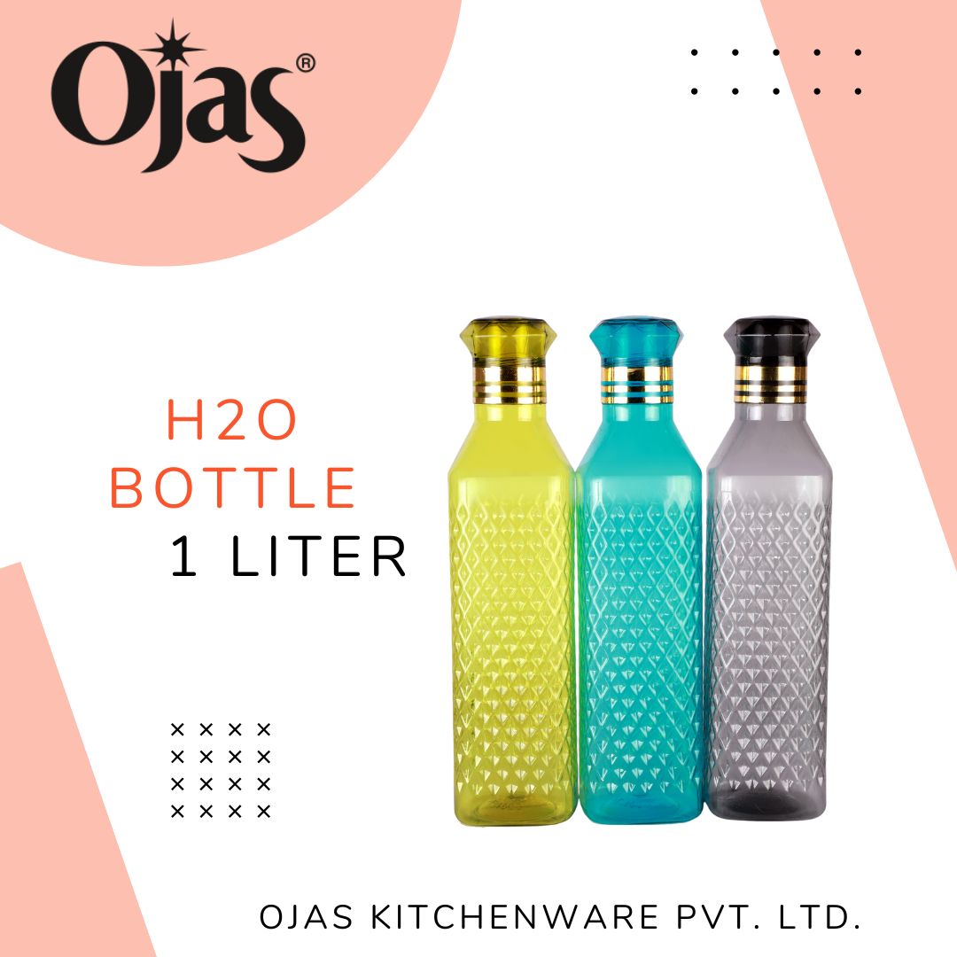 Fridge Bottle H2O (3 Pcs Set) 1000 Ml