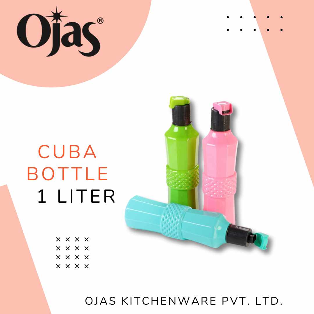 Fridge Bottle Coloured Cuba ( 3 Pcs Set)