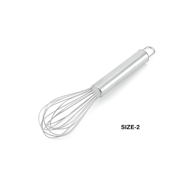 Steel Handle Whisk (Size-2)