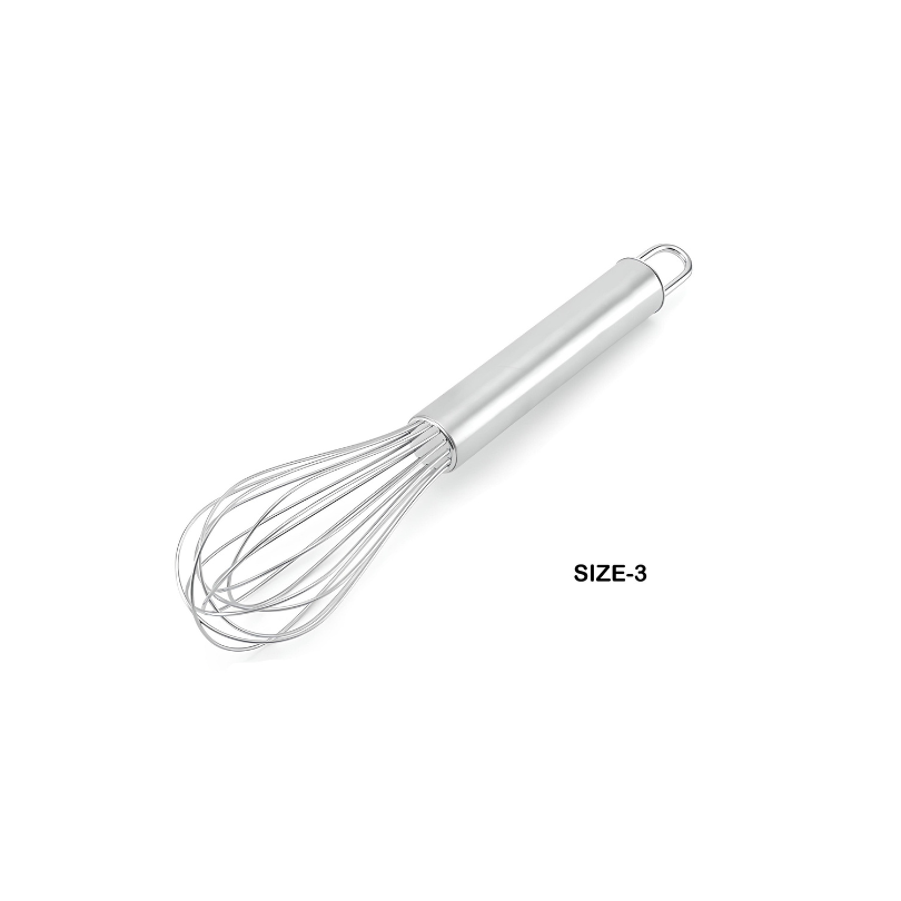 Steel Handle Whisk (Size-3)