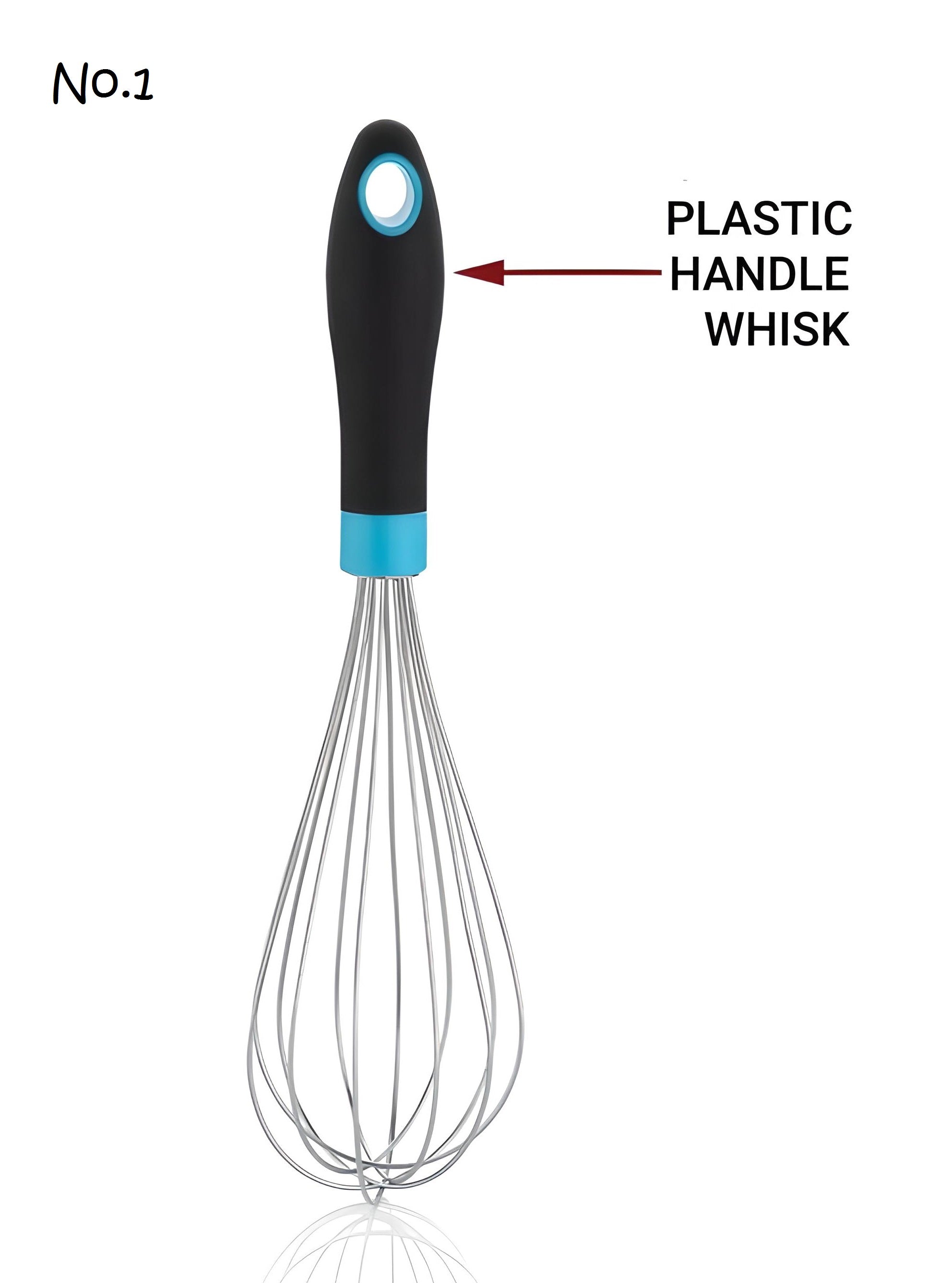 Plastic Handle Whisk (Size-3)