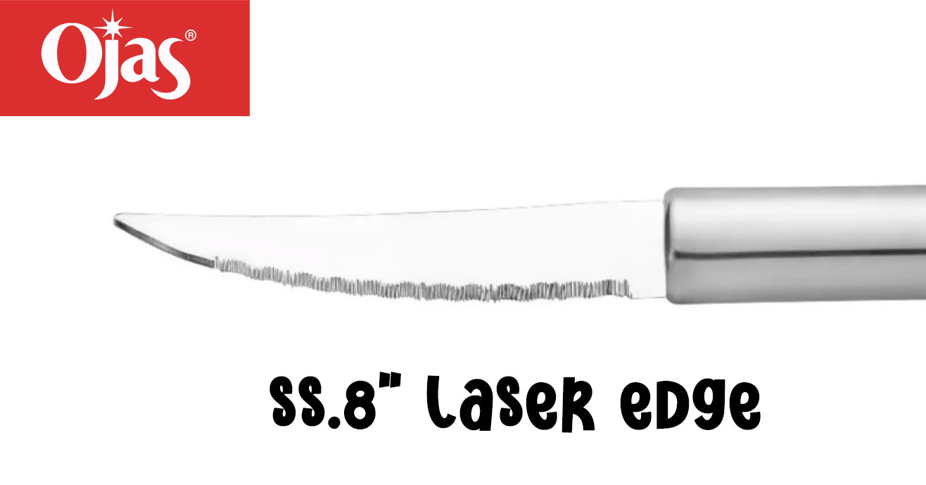 Knife 8" Laser Blade SS Handle
