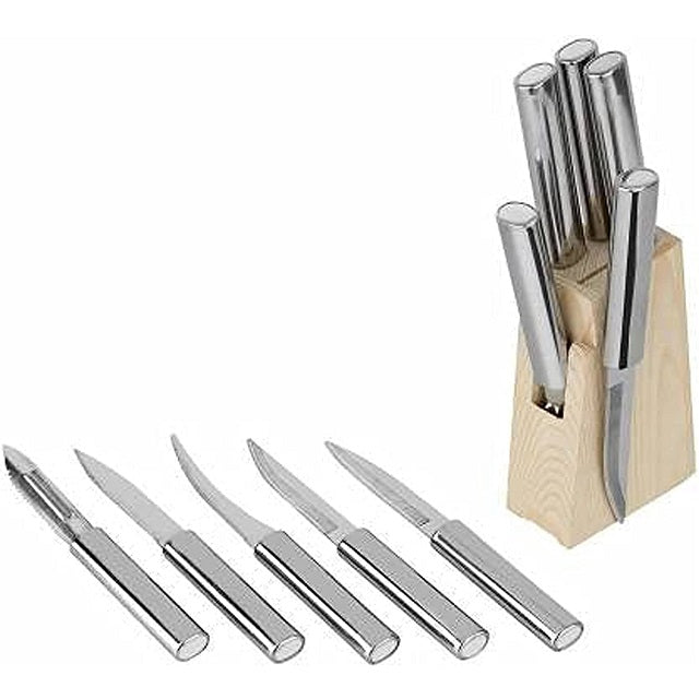 Knife/Peeler Set (Wooden Stand)