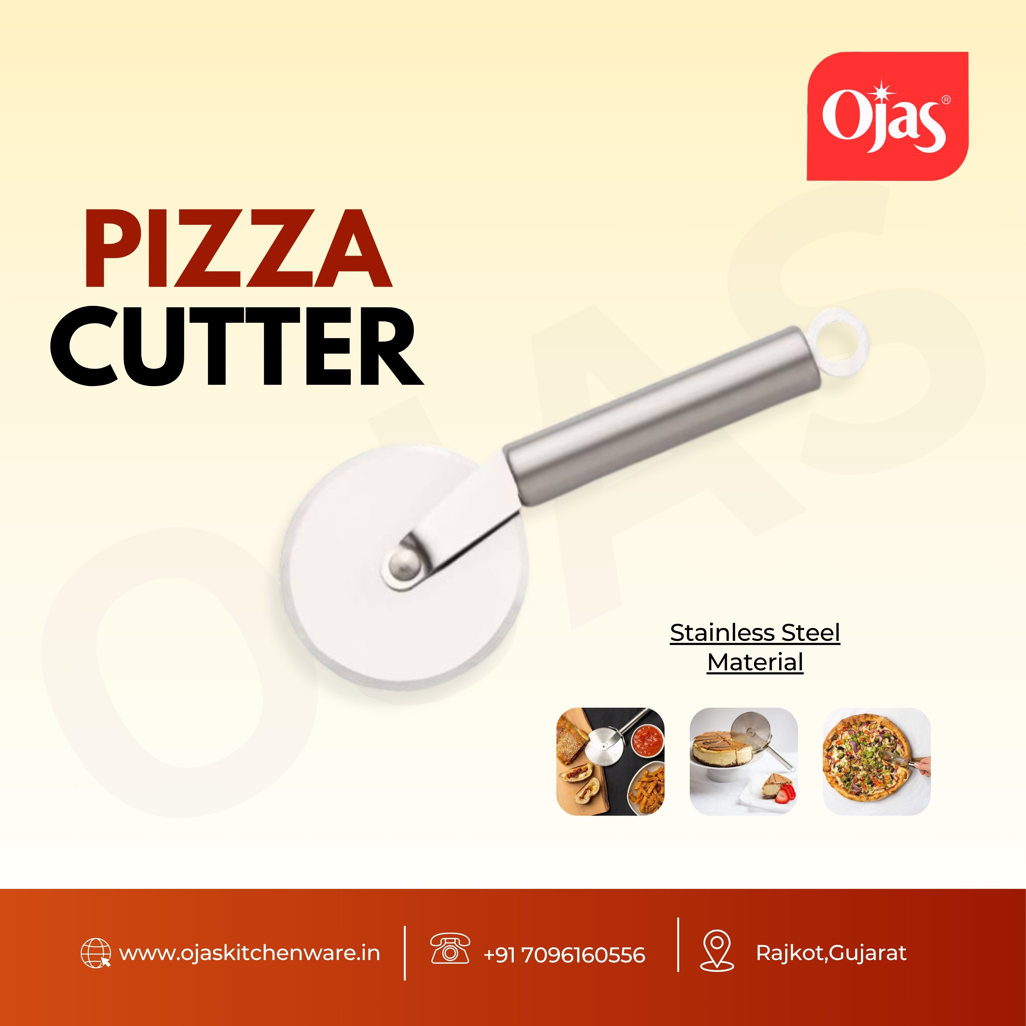Pizza Cutter (S.s Handle)